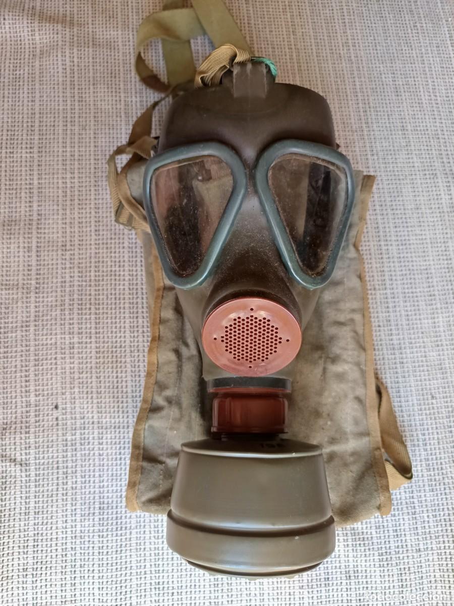 Militaria: M&aacute;scara antig&aacute;s militar espa&ntilde;ola antigua 1984. Buen estado.