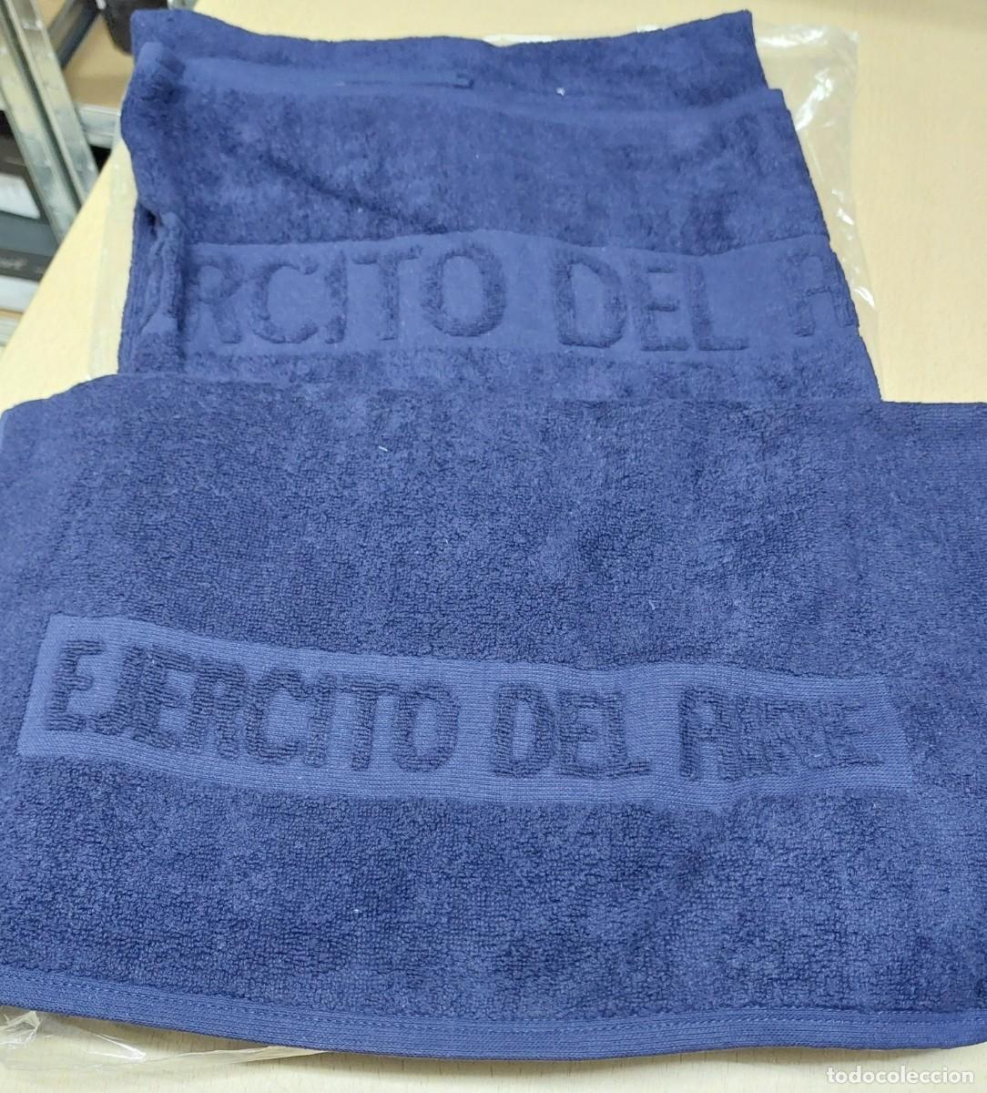 Militaria: TOALLAS DEL EJERCITO DEL AIRE AZULES