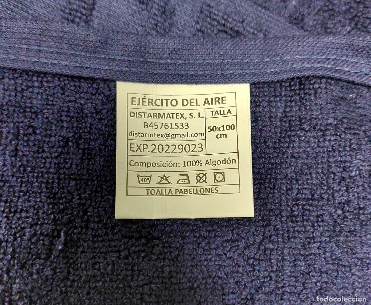 Militaria: TOALLAS DEL EJERCITO DEL AIRE AZULES - Foto 3
