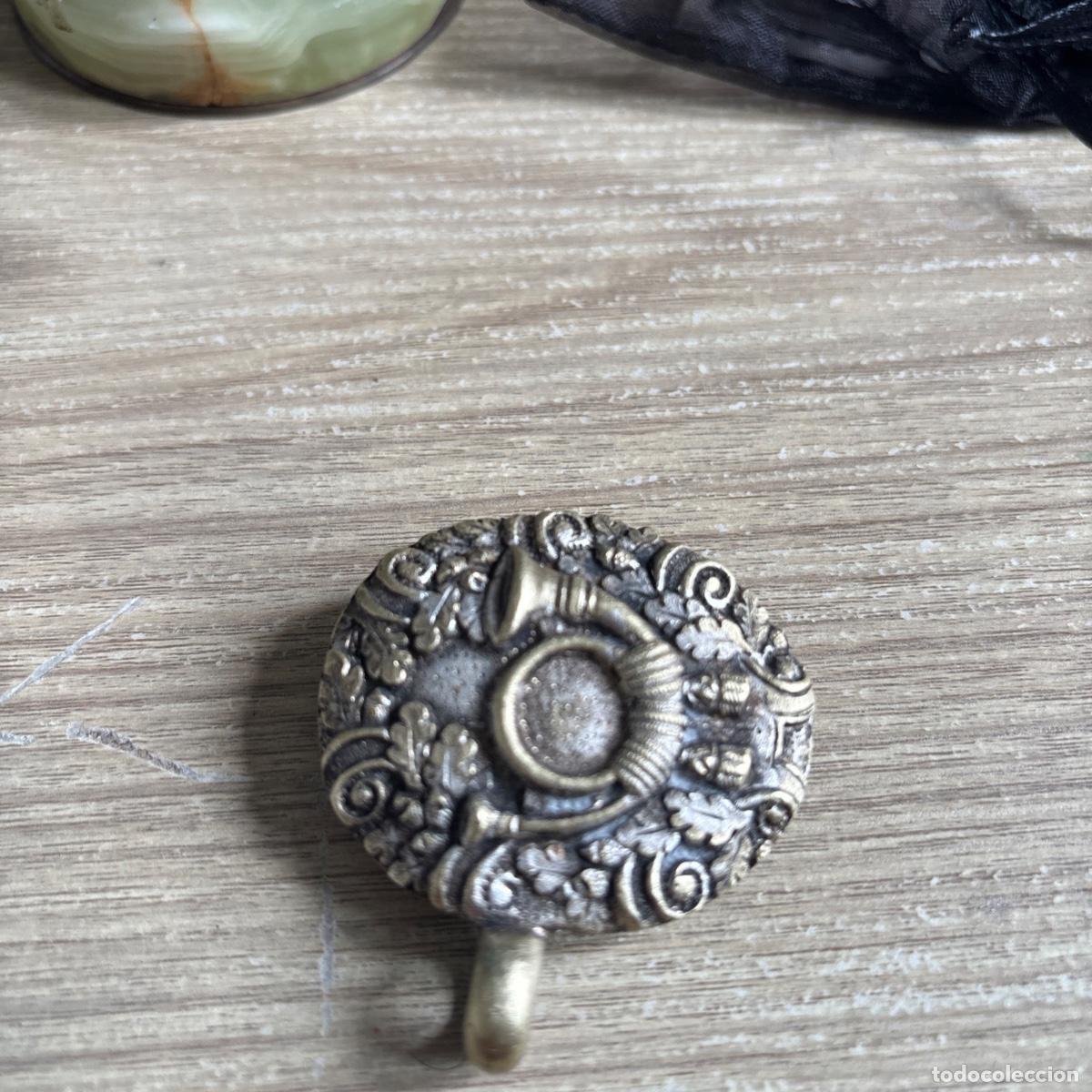 Militaria: CEINTURON ANCIEN boucle cor de chasse OFFICIER DES FORETS