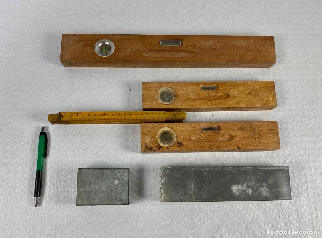 Militaria: CONJUNTO DE ANTIGUAS HERRAMIENTAS CUERPO DE INGENIEROS DEL ET