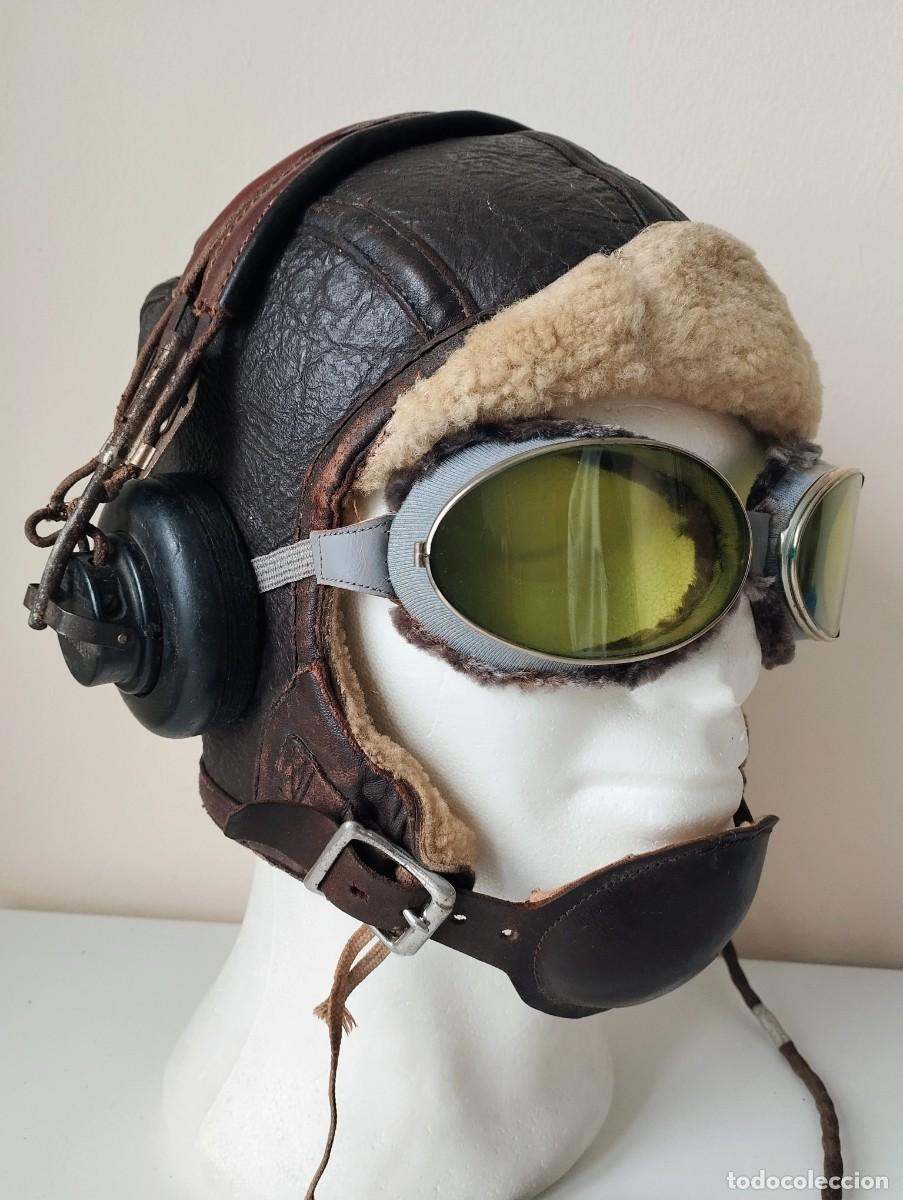 Militaria: Gafas piloto. I y II Guerra mundial