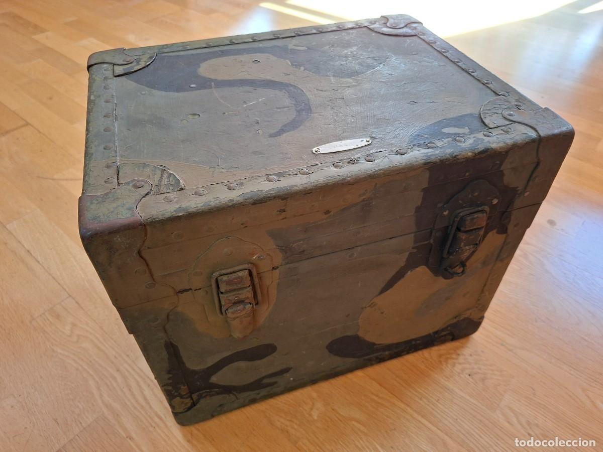 Militaria: Baul de cuberter&iacute;a de campa&ntilde;a,US ARMY