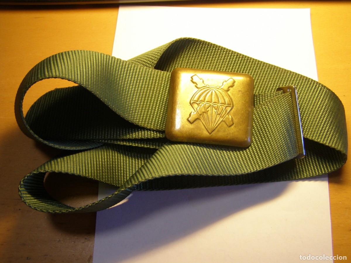 Militaria: Cintur&oacute;n de paracaidista del Ejercito Espa&ntilde;ol, a&ntilde;os 70.