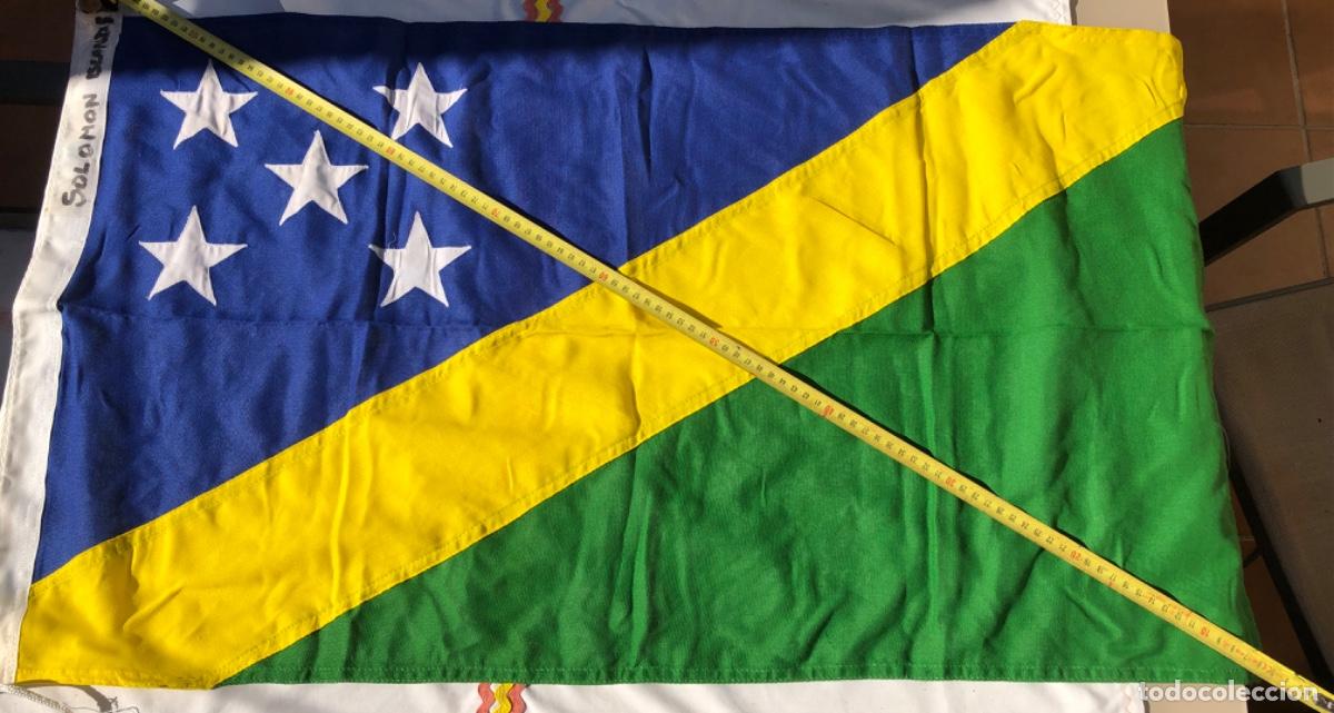 Militaria: BANDERA DE BARCO DE LAS ISLAS SALOM&Oacute;N.