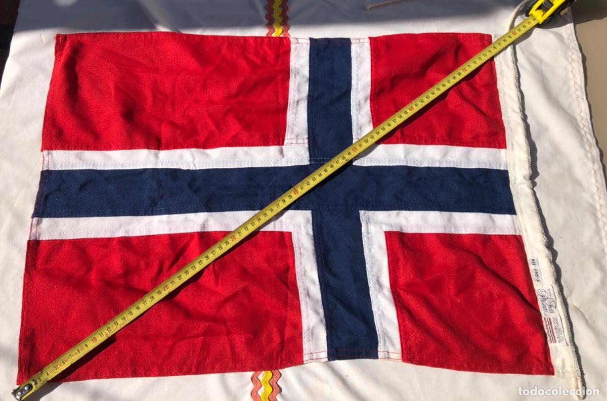 Militaria: BANDERA DE BARCO DE NORUEGA.