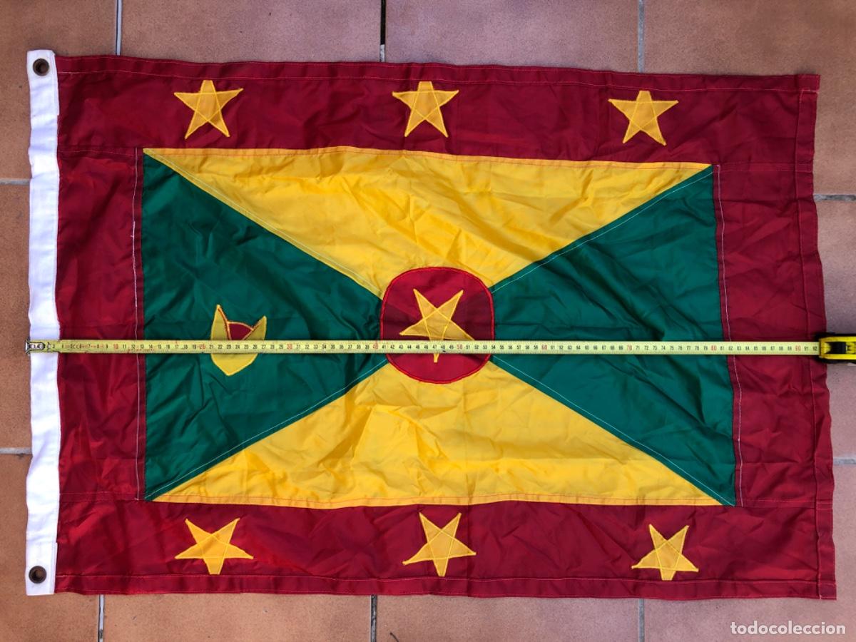 Militaria: BANDERA DE BARCO DE LA ISLA DE GRANADA.