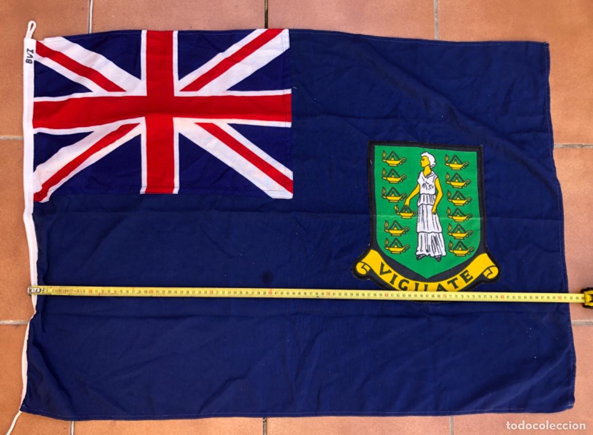 Militaria: BANDERA DE BARCO DE LAS ISLAS V&Iacute;RGENES BRIT&Aacute;NICAS.