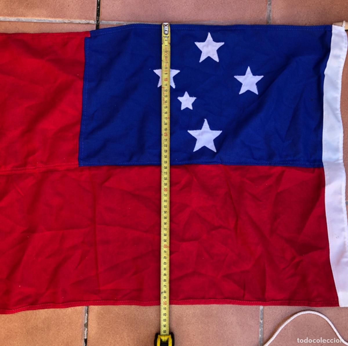 Militaria: BANDERA DE BARCO DE LA ISLA DE SAMOA. - Foto 4