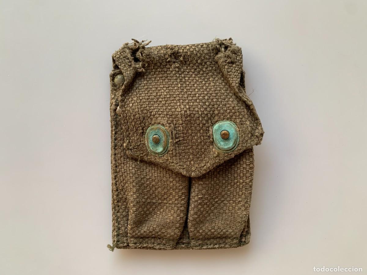 Militaria: Bolsillo Porta Cargador Pistola .45 TAP 50/53 Paracaidista Legion Indochina Algeria Francia VTG 50s