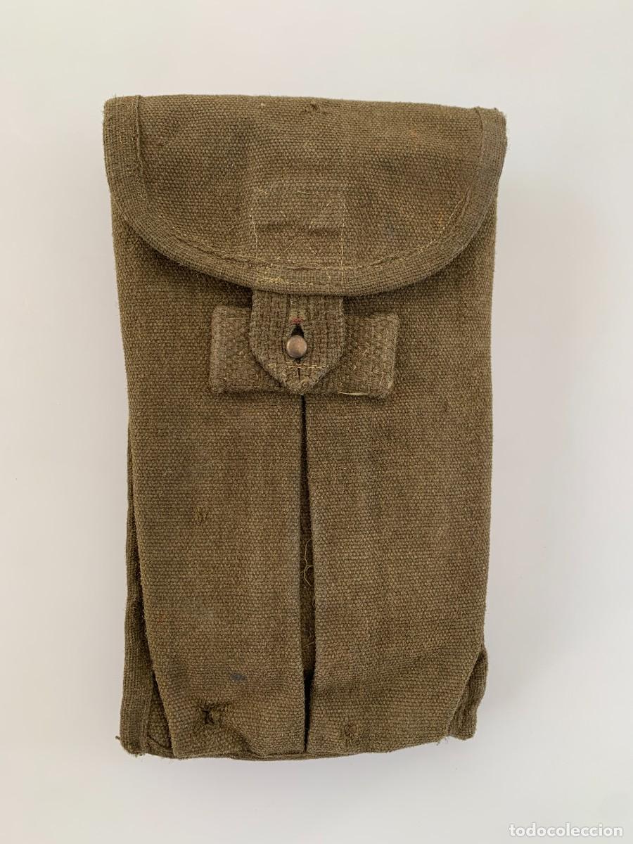 Militaria: Porta Cargador Subfusil Z45 Hidrofugado Monta&ntilde;a Operaciones Especiales EMMOE Ejercito VTG 60s