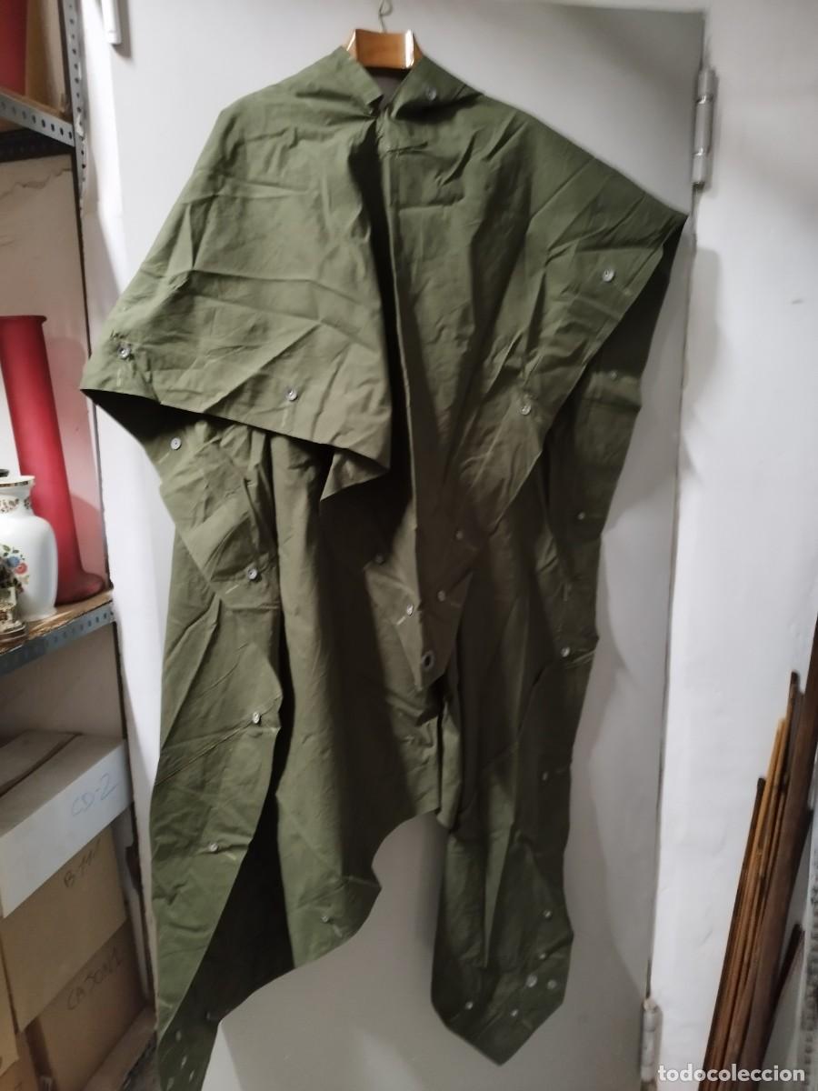 Militaria: Poncho militar tipo guerra civil espa&ntilde;ola.