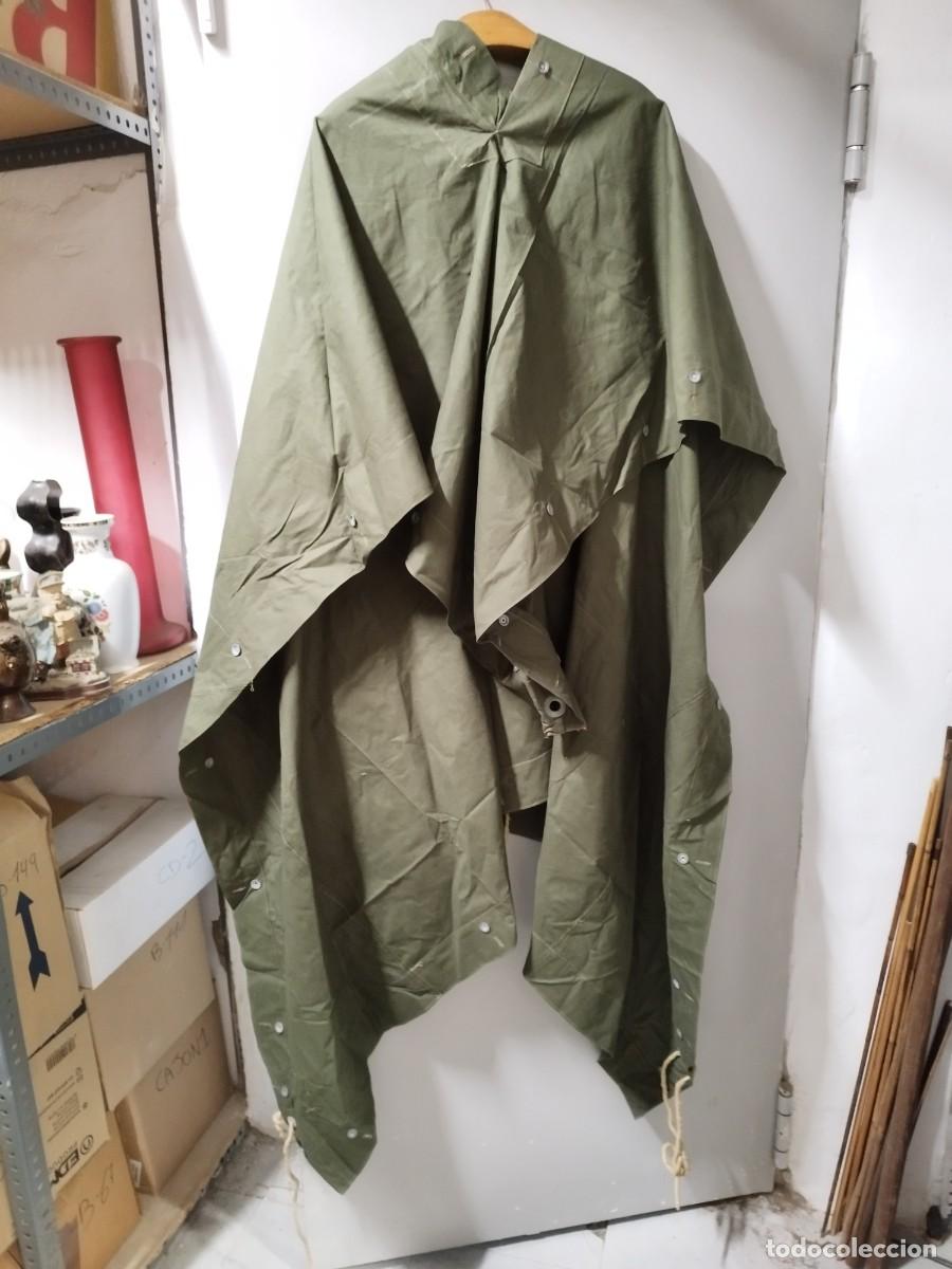 Militaria: Poncho militar tipo guerra civil espa&ntilde;ola.