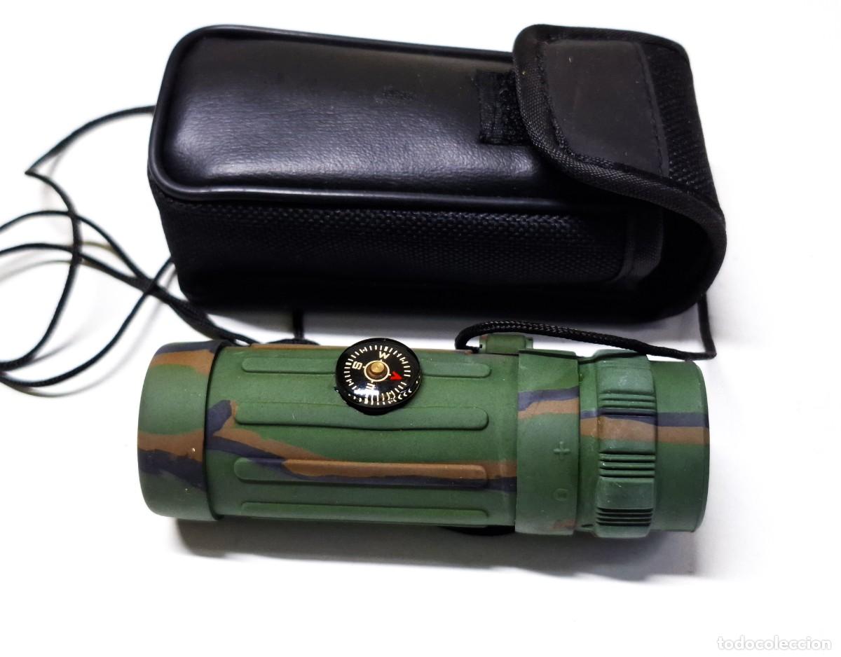 Militaria: PRISMATICO MONOCULAR - VISION DIA Y NOCHE EN SU FUNDA - 8X21 CON BRUJULA