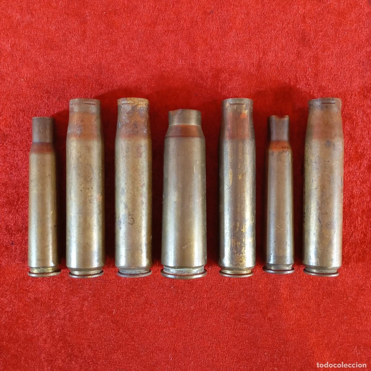Militaria: COLECCION DE BAINAS - PROYECTILES INERTES - DE 10 A 11 CM DE LONGITUD - RAROS