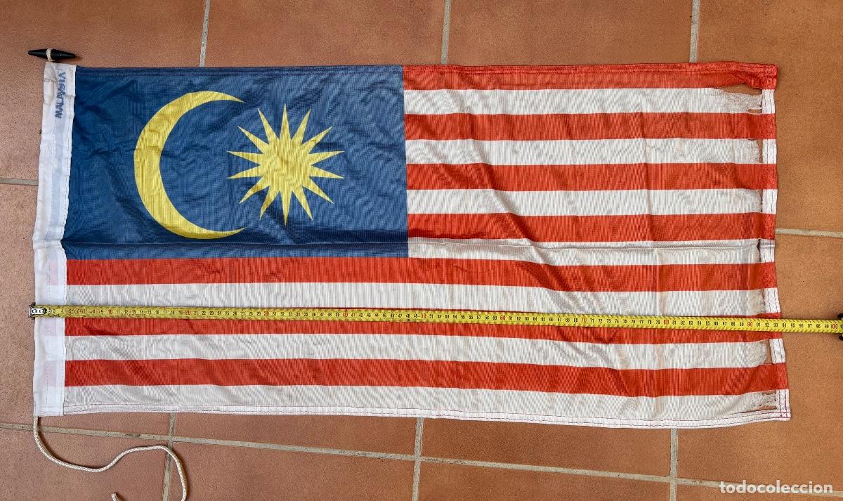 Militaria: BANDERA DE BARCO DE MALASIA.