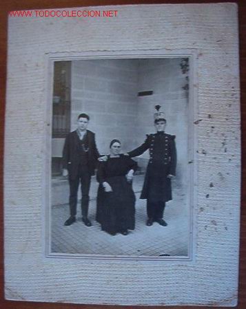 Military Antiques: Foto de un soldado de infanter&iacute;a n&ordm;6, 12 x 17,5 cms.