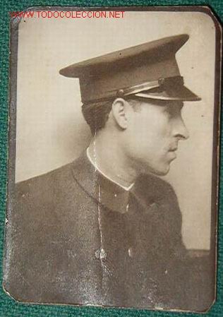 Militaria: Foto de carnet (3,2 x 5 cms.)