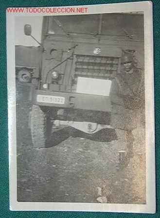 Military Antiques: Foto de soldado, a&ntilde;os 60, 7,5 x 10,5 cms.