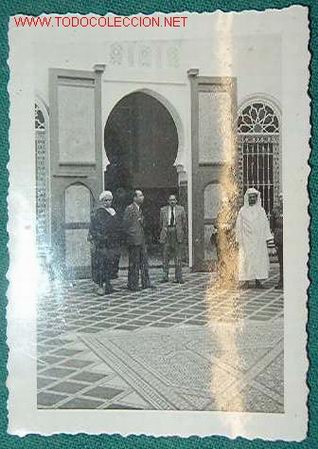Military Antiques: Foto con motivo de &Aacute;frica (espa&ntilde;ola) 8 x 5,5 cms.