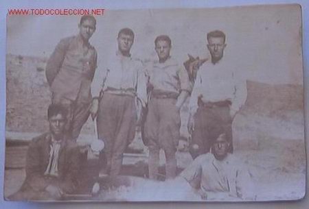 Militaria: Foto rancheros, compa&ntilde;ia en &Aacute;frica