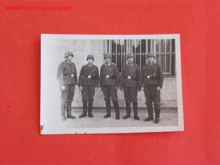Militaria: Foto alemana 8'5x6 cms