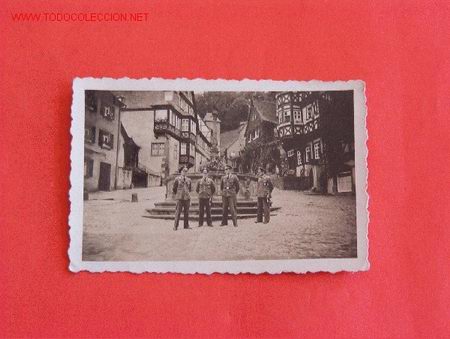 Militaria: Foto alemana 9x5'5 cms