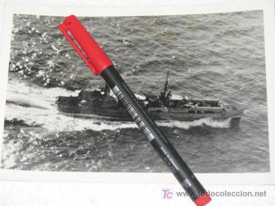 Militaria: Foto de una lancha torpedera  de la Armada Espa&ntilde;ola &eacute;poca a&ntilde;os 30-40.Tama&ntilde;o 12 x 17 cm.