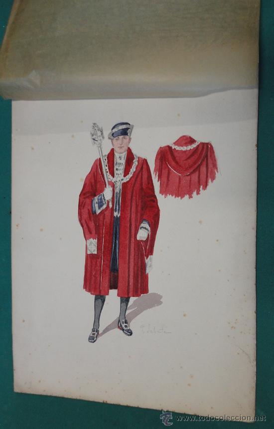 Militaria: L&aacute;mina de uniforme, 35 x 26 cm aprox.