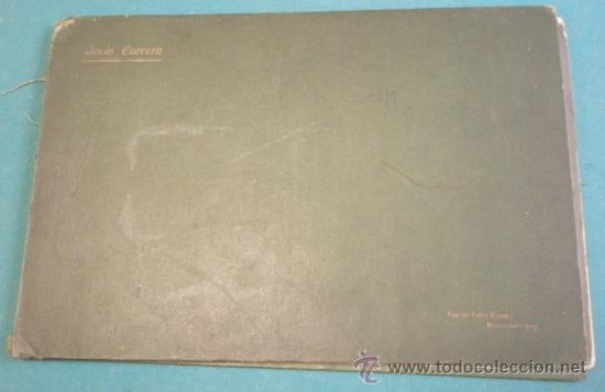 Militaria: Catalogo de gran formato de Jes&uacute;s Carrera, 6 l&aacute;minas a color de uniformes civiles, 41 x 28 cm