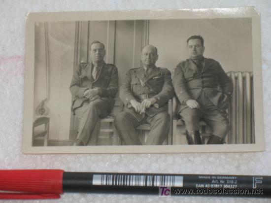 Militaria: Foto de jefe y oficiales &eacute;poca AF-XIII.
