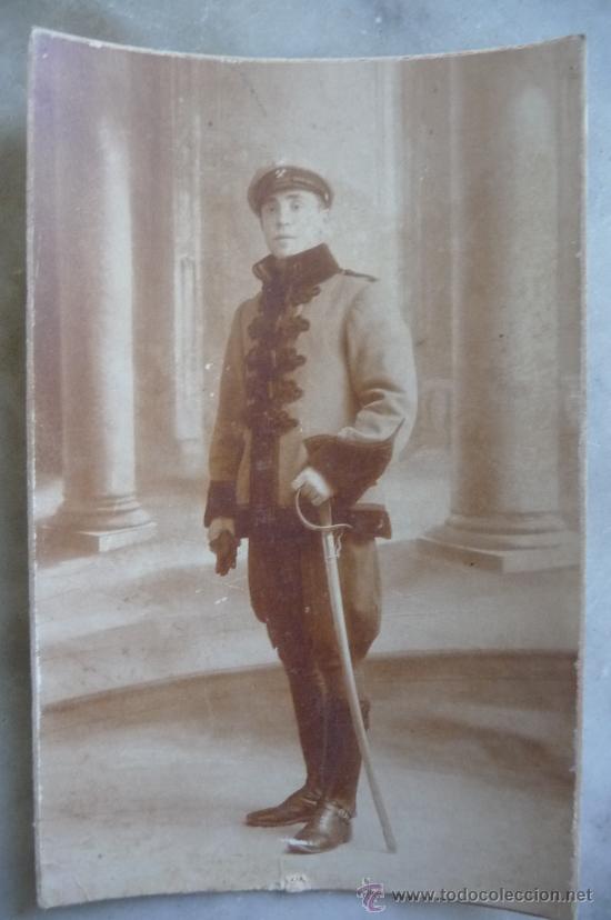 Militaria: (JX-149)Fotografia de Soldado de Caballeria REG.N&ordm;17 (13,50 X 9 CM.)