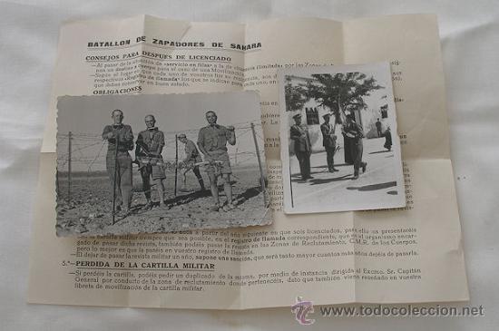 Military Antiques: ZAPADORES DEL SAHARA EJERCITO ESPA&Ntilde;OL A&Ntilde;OS 50