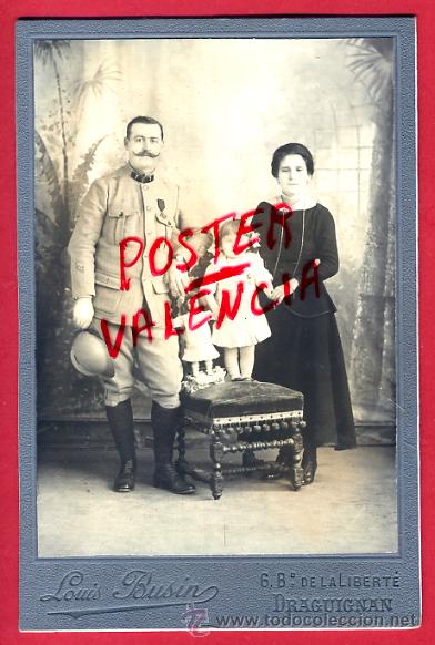 Military Antiques: FOTO MILITAR, FRANCIA, FRANCES , FOTO LOUIS BUSIN, ANTIGUA , ORIGINAL, 5
