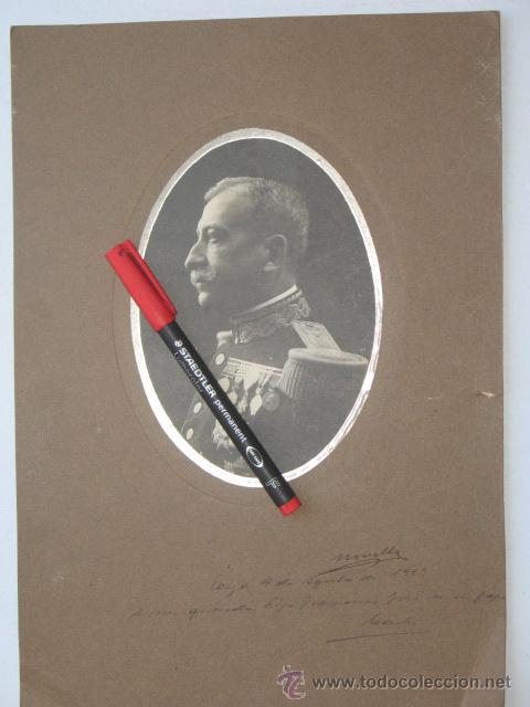 Military Antiques: Foto autografa de un general en uniforme de Gran Gala &eacute;poca Alfonso XIII. Ver mas fotos.