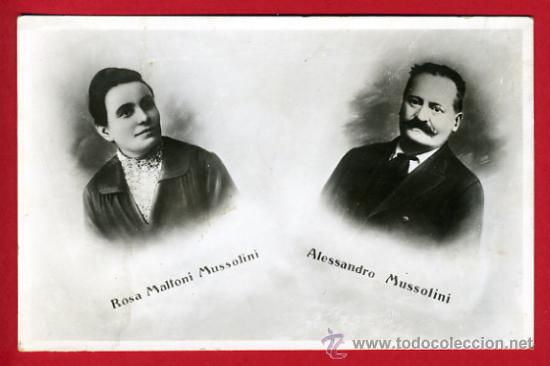 Militaria: FOTOGRAFIA FOTO MILITAR, ORIGINAL , ITALIA PAREJA MUSSOLINI , A23