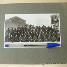 Militaria: FOTOGRAFIA DE UN REGIMIENTO DE ARTILLERIA - AÑOS 30 - FOTOGRAFO CARTAGENA - MADRID