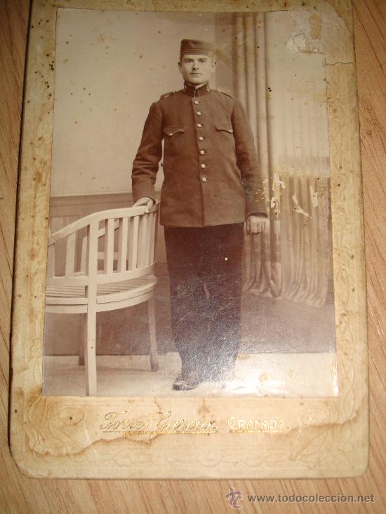 Military Antiques: ANTIGUA FOTO SOLDADO DE INFANTERIA