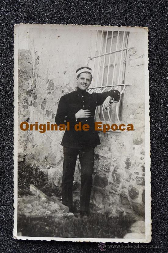 Military Antiques: (JX-92)FOTOGRAFIA DE CAPITAN DEL ESTADO MAYOR A&Ntilde;OS 20-30