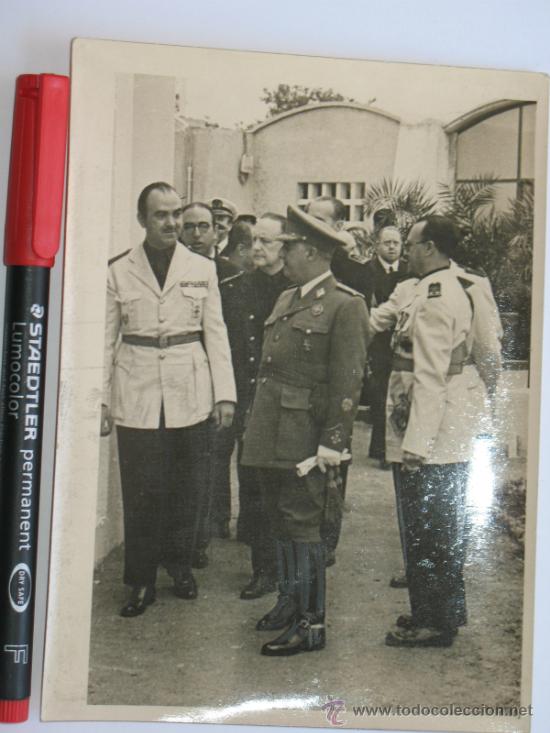 Military Antiques: Foto de prensa del general Franco con jerarcas de Falange. A&ntilde;os 50.Ver m&aacute;s fotos.
