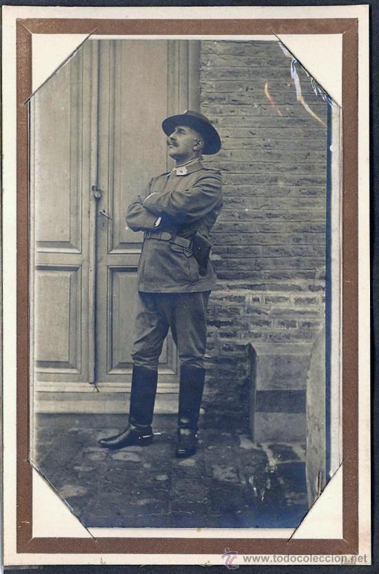 Militaria: Retrato de un Teniente Coronel argentino -identifcado-  en 1909 - CLC