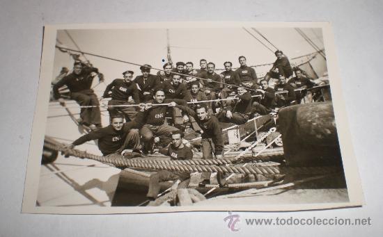 Militaria: Antigua Fotografia Militar, E.N.E (Escuela Nacional Elcano), 1953