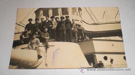 Militaria: Fotografia Militar Antigua - Crucero Catalu&ntilde;a - Armada Espa&ntilde;ola - 1928