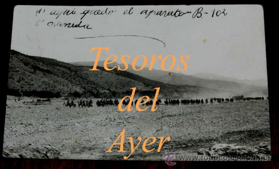 Military Antiques: ANTIGUA FOTO POSTAL DE LA GUERRA DEL RIF, CAMPA&Ntilde;A DE MARRUECOS, 1927 RIO NEKOR, FUERZAS DE REGULARES