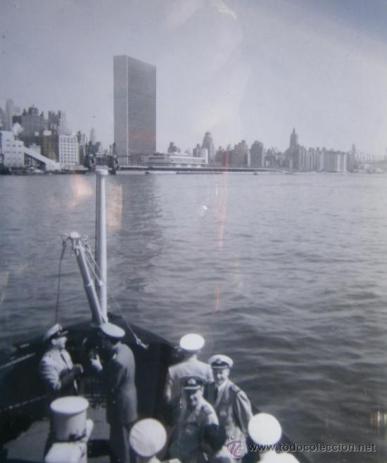 Militaria: Importante album fotos de almirante espa&ntilde;ol durante un curso en el US Naval War College, 1958 - CLC