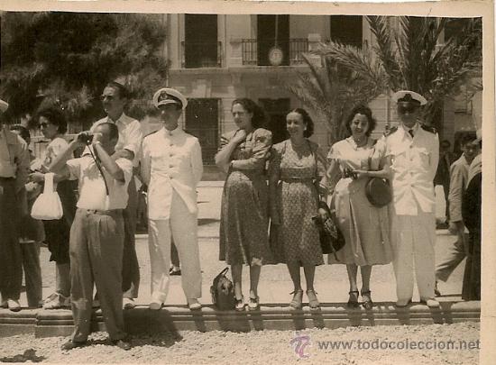 Militaria: OFICIALES DE LA MARINA ESPA&Ntilde;OLA EN LOS A&Ntilde;OS 40.