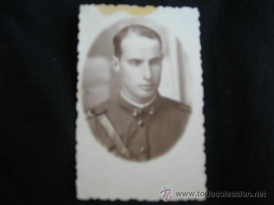 Military Antiques: FOTOGRAFIA MILITAR // MIDE 6,5 X 4 CMS. // EN EL REVERSO TIENE SELLO DEL FOTOGRAFO