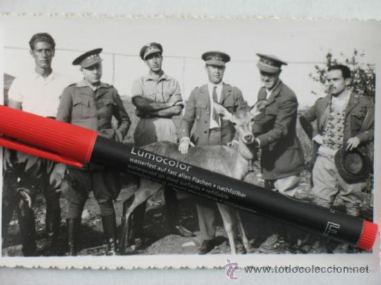 Military Antiques: Grupo de oficiales de Regulares a&ntilde;os 30 &eacute;poca Rep&uacute;blica. Tama&ntilde;o 9 x 14 cm. Ver m&aacute;s fotos.