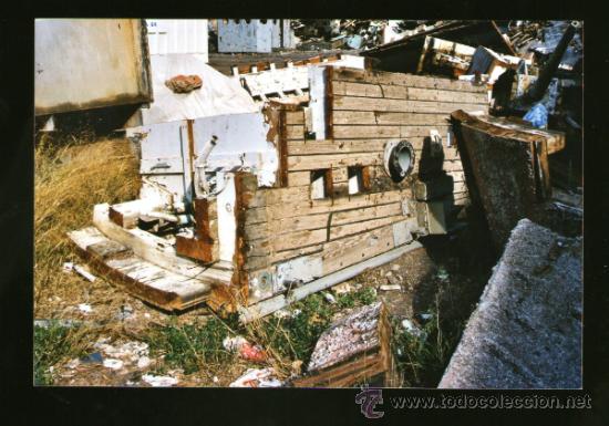 Militaria: DRAGAMINAS JUCAR M 21 EN DESGUACE CARTAGENA - Fotograf&iacute;a Original - BARCO ARMADA ESPA&Ntilde;OLA