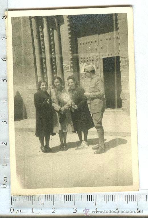 Military Antiques: MILITAR : FOTOGRAFIA CON REPRESENTACION DE UN MILITAR